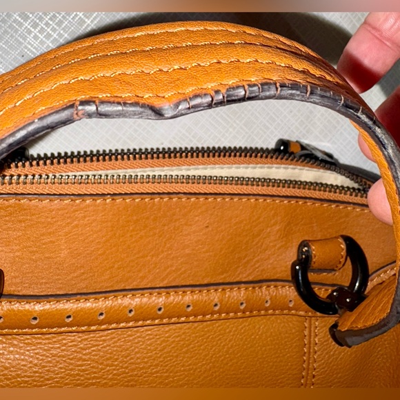 Aimee Kestenberg April Vintage Y2K New Tan Brown Leather Shoulder cross bag - Picture 10 of 10